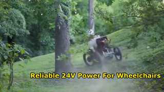 Paket Baterai Lithium 24V 12Ah | Baterai 240Wh untuk Kursi Roda Listrik, Alat Kesehatan